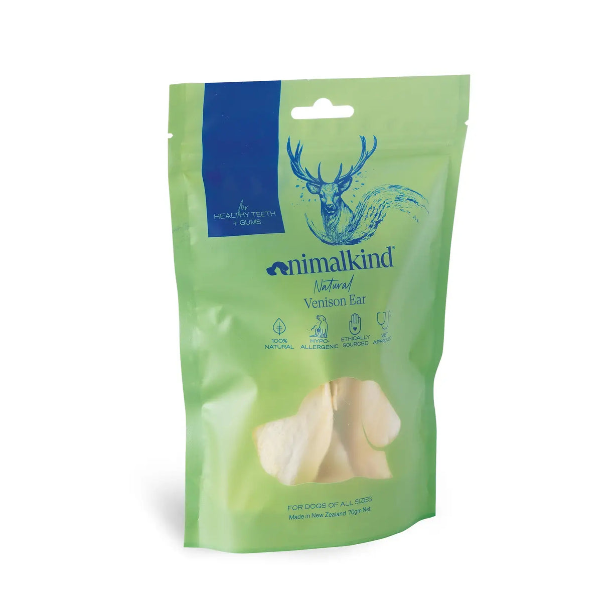 Animalkind Dog Treats - Venison Ear 70g