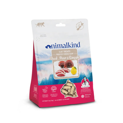 Animalkind Freeze-Dried Raw Dog & Cat Treats - Duck, Pear & Lingzhi