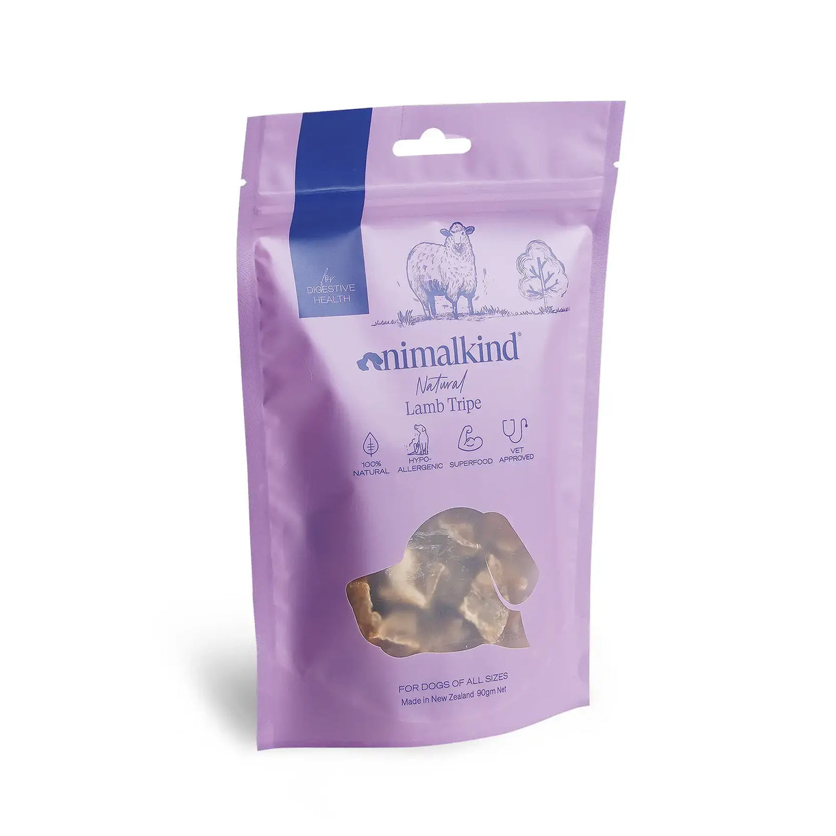 Animalkind Dog Treats - Lamb Tripe 90g