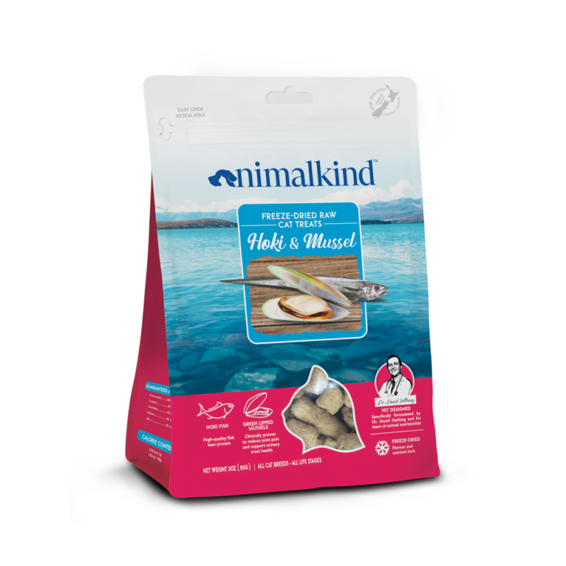 animalkind cat treats HOKI & MUSSELS