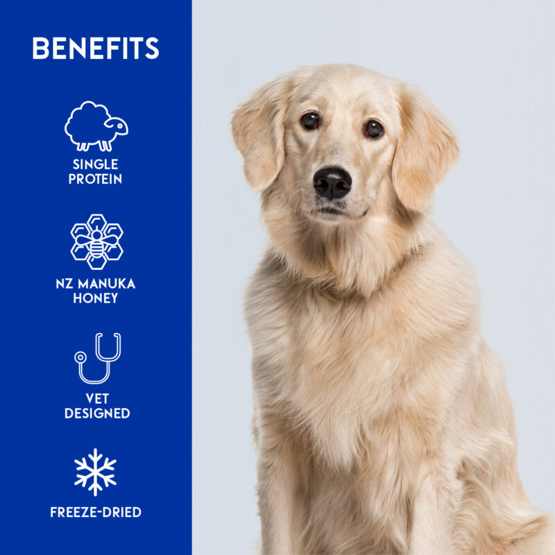 Animalkind Freeze Dried Dog Treats Lamb & Manuka_benefits