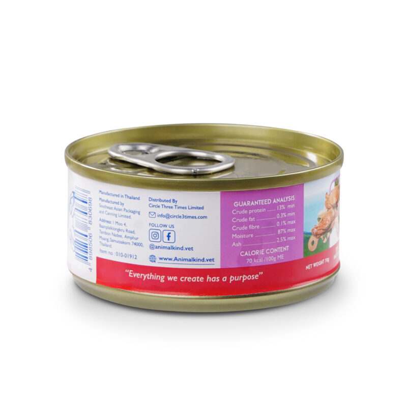 Animalkind Canned Food Chicken Crab_side view