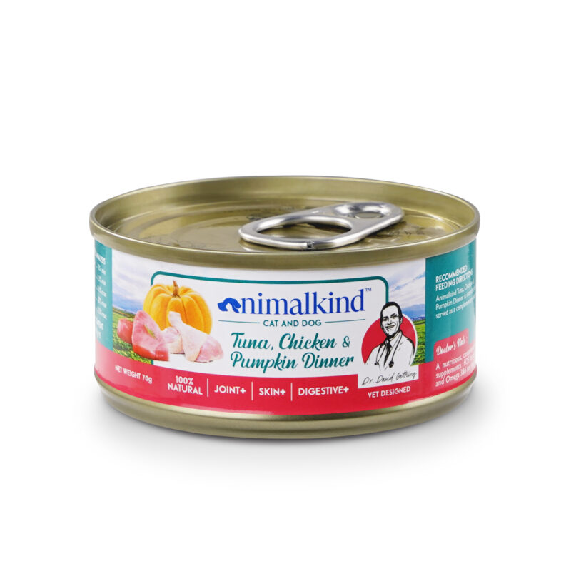 Animalkind Canned Food Tuna Chicken Pumpkin_front review