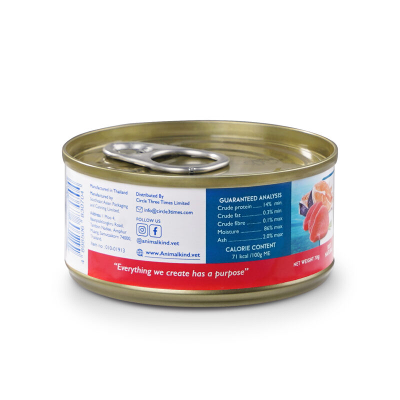 Animalkind Canned Food Tuna Salmon_side view