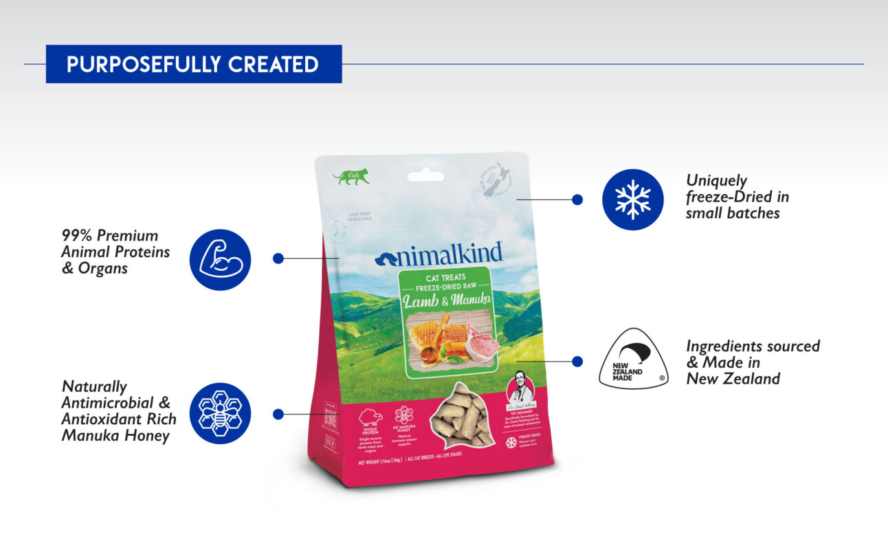 Animalkind Freeze Dried Dog Treats Lamb & Manuka